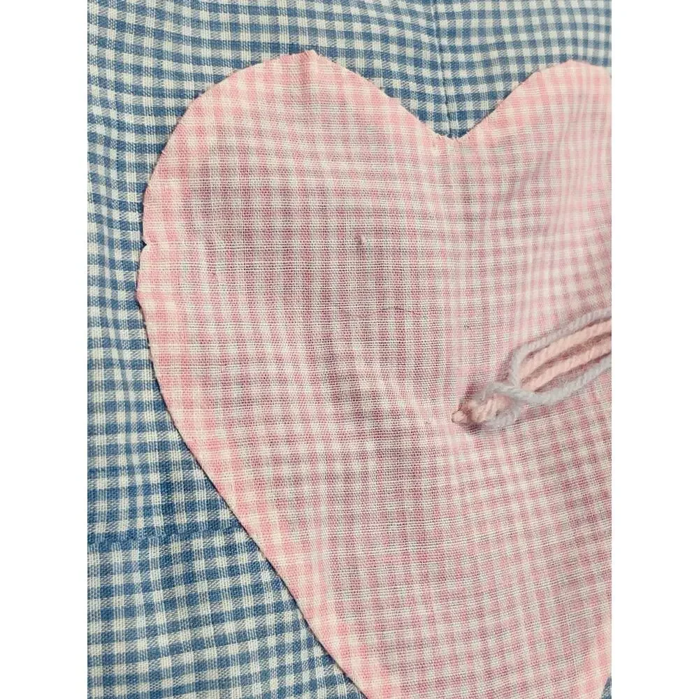 Vintage Girl Bonnet Sunbonnet Baby Quilt Horse 3D Handmade Hearts Sue Boy Riding